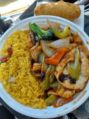 Hunan Chicken lunch special $6.95