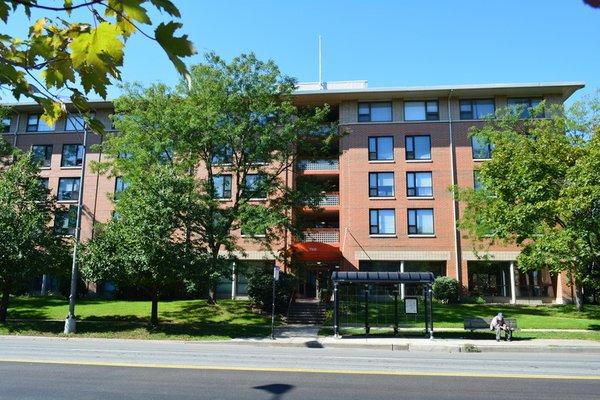 The Nathalie Salmon House ) is a five-story, 53-unit building built by H.O.M.E. in Rogers Park.