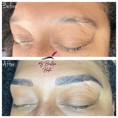 Childhood scar? No problem, nothing microblading can't fix!