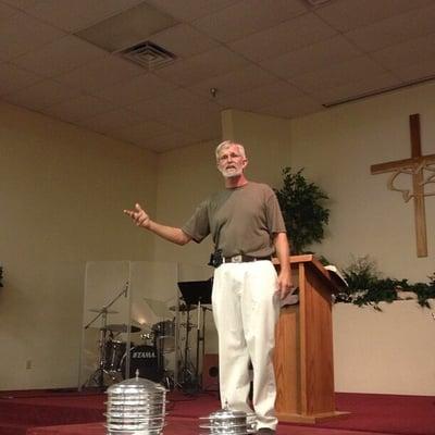 Pastor Chuck Kelly teaching through the Bible