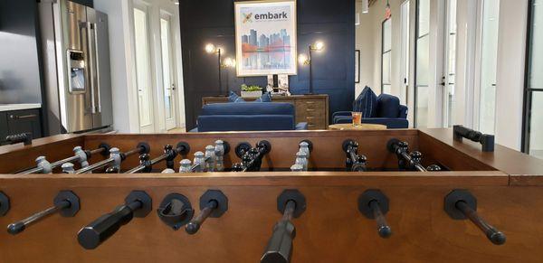 The game room for outpatients at Embark at Atlanta North.