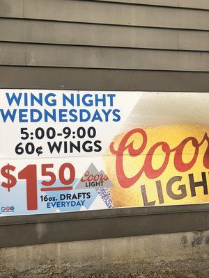 Wing night