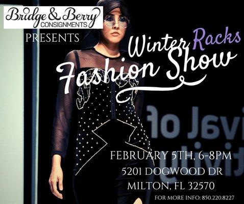 Join us in a display of lovely Winter fashions. Our models are locals that have come together to rip the runway.