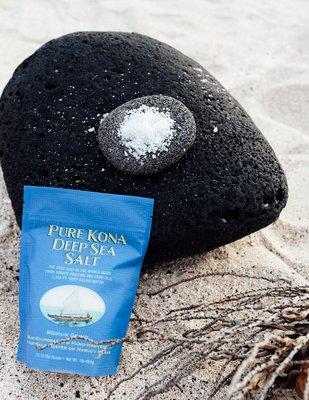 Kona Sea Salt right from the Salt Farm