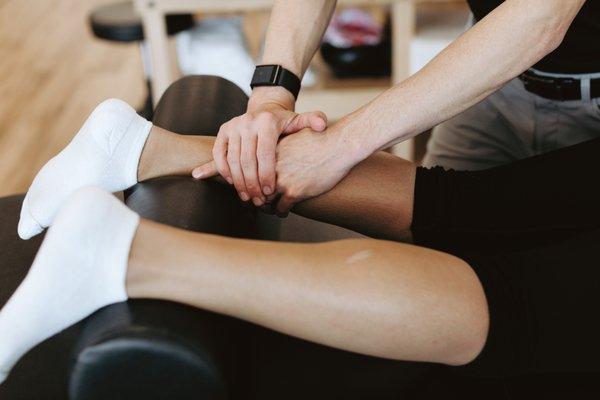 Manual physical therapy helps improve joint mobility, flexibility, and muscle function.