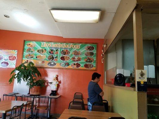 Small but offers some of the best mexican food around.  Some of it hand made,  so if you're in a hurry, dont come.