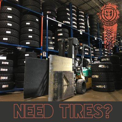 We have over $3m of Tires on hand!