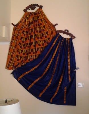 Here's how the Kente cloth project looks.