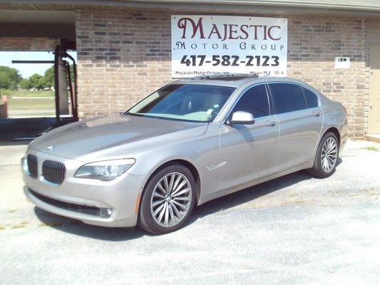 2011 BMW 740LI with only 66k Miles. Navigation, Camera, Cold Weather Package, Long Wheel Base. Call 417-582-2123. Only $17,999