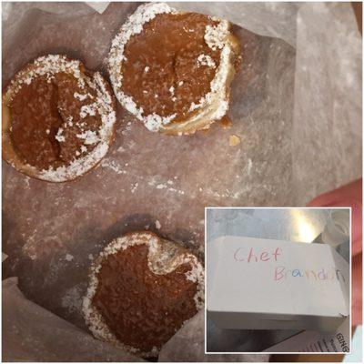 I'm lovin' my 6 year old's baking!  Mini pumpkin pies!