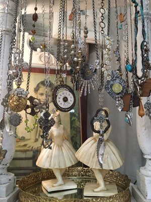 Repurposed jewelry using found and vintage parts. Autumn Place Arts on the Junk Bonanza map,see website. *Etsy Shop & Facebook