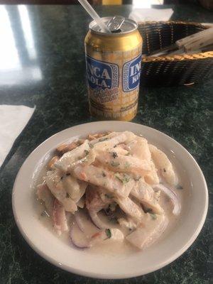 Ceviche de pescado