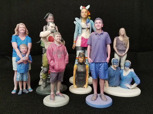 Full-Color Sandstone Figurines