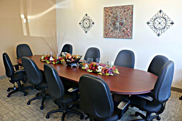 We offer a large conference room for communities to hold their meetings, free of charge!