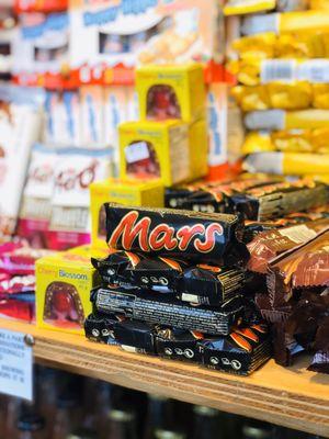 Mars Bars! They have a ton of the classics.