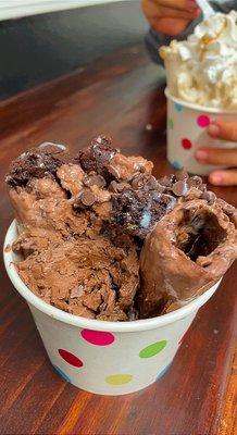 Death by chocolate rolled ice cream