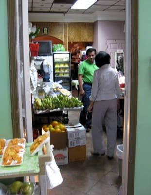 You can get your pants hemmed and buy fruit in the same shop - why not?