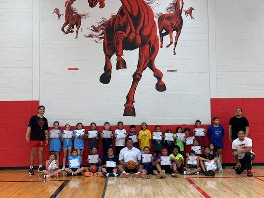 Frontier (OK) basketball clinic May 2024