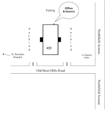 The map to our office entrance, a separate entry in the back of the office building!