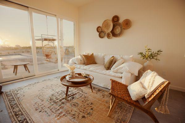 Joshua Tree home living room