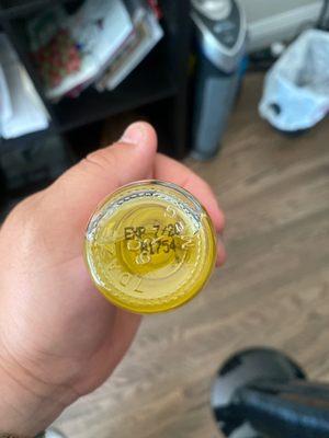 Expired vape juice sold to me 7/12/2021