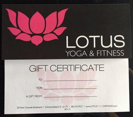 Gift Certificates