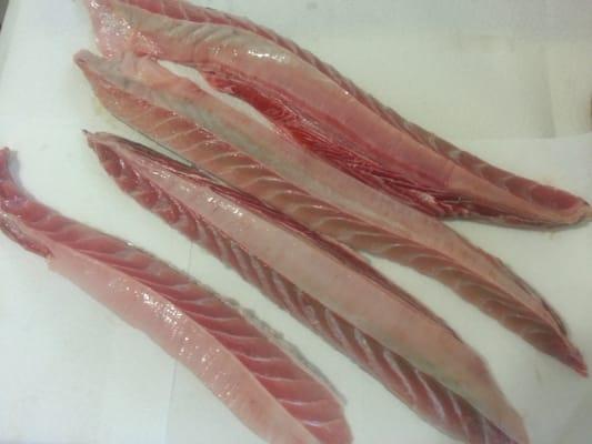 Four nice Ahi Belly slabs. $9.00