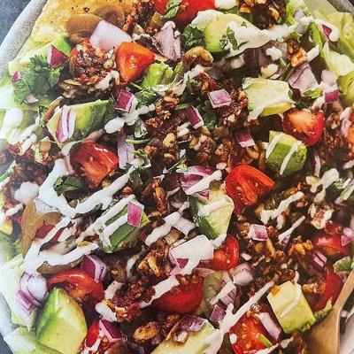 Vegan taco salad