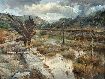 Where Eagles Gather (original oil)