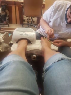 Getting a pedicure today.