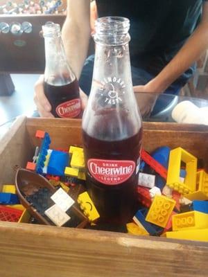 Legos and Cheerwine