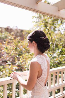 Bridal updo