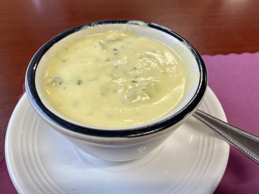 Broccoli and cheese soup