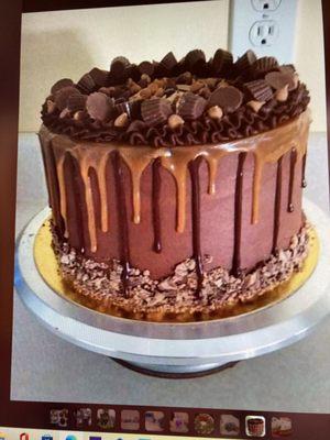 Double Dutch chocolate cake