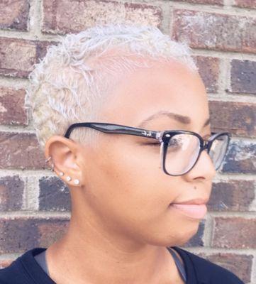 Short Cut and Platinum Blonde