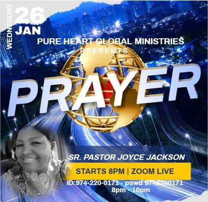 Wednesday Night Zoom Prayer Call