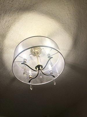 Glam Room Flush Mount/Chandelier (ON)