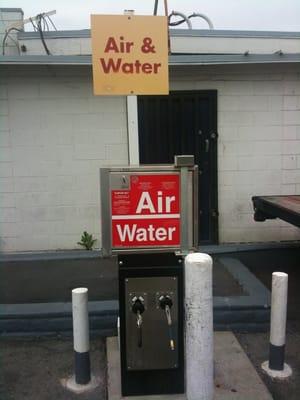 Free air and water for customers