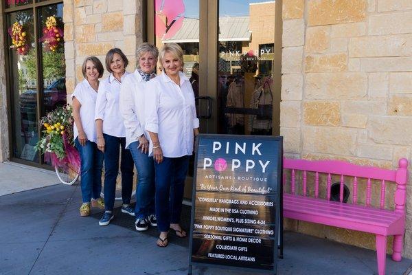 Great Women who serve you here at Pink Poppy ARTisans Boutique.