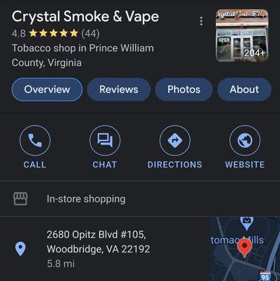 Crystal Smoke & Vape