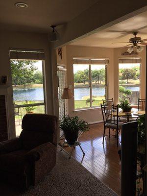 Look at the new double pane windows installed by  ALL-AROUND GLASS. What a beautiful picture!!!