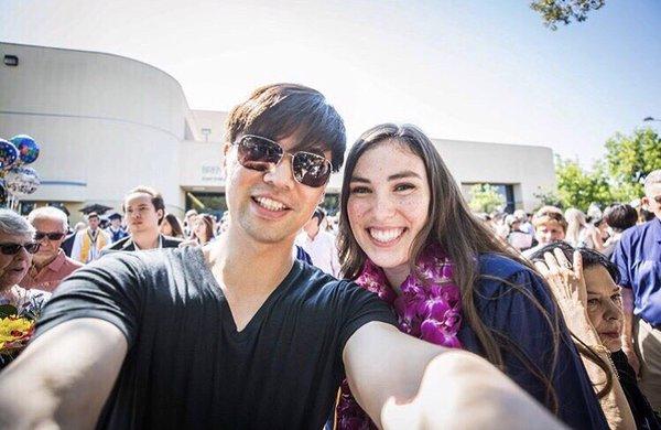 Young came to our graduation and we all got photos with him!