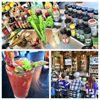 Spokane's Best BLOODY MARY BAR every Sunday.  Customize your own perfect Bloody Mary!!!