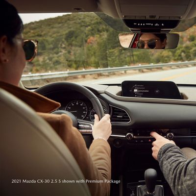 2021 MADZA CX-30 interior - back seat view