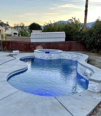 My finished pool