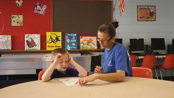 Kids receive homework help and tutoring after school.