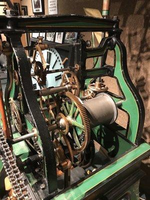 A view of the Fort Snelling tower clock after restoration.