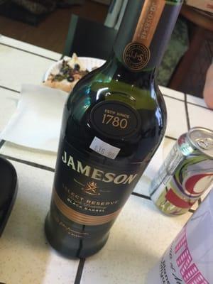 $36.99, Jameson Black