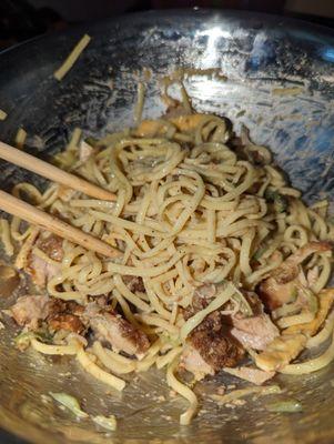 Sesame Chicken noodle salad