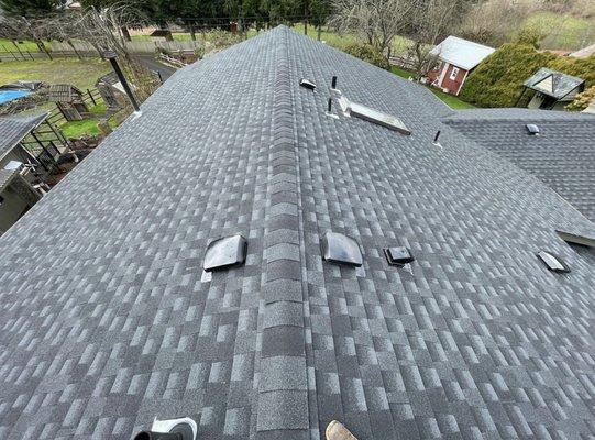 Gaf Shingle Roof Installed